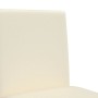 Taburetes altos 2 uds madera maciza de caucho y cuero sintético de , Taburetes de cocina - Ref: Foro24-4006185, Precio: 126,2...