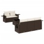 Set sofás de jardín 6 piezas y cojines ratán sintético marrón de , Conjuntos de jardín - Ref: Foro24-3219902, Precio: 417,47 ...