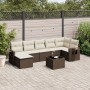 Set sofás de jardín 8 piezas y cojines ratán sintético marrón de , Conjuntos de jardín - Ref: Foro24-3220492, Precio: 515,59 ...