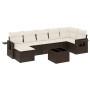 Set sofás de jardín 8 piezas y cojines ratán sintético marrón de , Conjuntos de jardín - Ref: Foro24-3220492, Precio: 515,59 ...