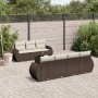 Set sofás de jardín 8 piezas y cojines ratán sintético marrón de , Conjuntos de jardín - Ref: Foro24-3221132, Precio: 547,85 ...