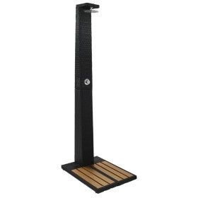 Ducha de jardín de ratán sintético WPC de vidaXL, Accesorios para piscinas y spa - Ref: Foro24-44750, Precio: 165,69 €, Descu...