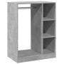Armario de madera de ingeniería gris hormigón 77x48x102 cm de , Organizadores de vestidores y perchas de barra - Ref: Foro24-...