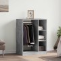 Armario de madera de ingeniería gris hormigón 77x48x102 cm de , Organizadores de vestidores y perchas de barra - Ref: Foro24-...