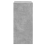 Armario de madera de ingeniería gris hormigón 77x48x102 cm de , Organizadores de vestidores y perchas de barra - Ref: Foro24-...