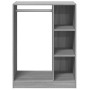 Armario de madera de ingeniería gris Sonoma 77x48x102 cm de , Organizadores de vestidores y perchas de barra - Ref: Foro24-84...