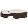 Set de sofás de jardín 11 pzas cojines ratán sintético marrón de , Conjuntos de jardín - Ref: Foro24-3219523, Precio: 720,48 ...