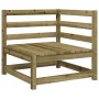 Juego de sofás de jardín 6 piezas madera de pino impregnada de , Conjuntos de jardín - Ref: Foro24-3299289, Precio: 364,54 €,...
