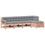 Juego de muebles jardín 5 pzas y cojines madera abeto Douglas de , Conjuntos de jardín - Ref: Foro24-3250850, Precio: 530,91 ...