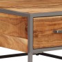 Mesa de centro de madera maciza de acacia 75x75x35 cm en Mesas de centro | Comprar online en Foru.es