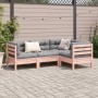 Set de sofás jardín 4 pzas con cojines madera abeto Douglas de , Conjuntos de jardín - Ref: Foro24-3299417, Precio: 374,39 €,...