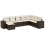Set sofás de jardín 8 piezas y cojines ratán sintético marrón de , Conjuntos de jardín - Ref: Foro24-3264519, Precio: 540,52 ...
