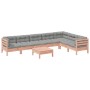Set de sofás jardín 8 pzas con cojines madera de abeto Douglas de , Conjuntos de jardín - Ref: Foro24-3299483, Precio: 631,73...