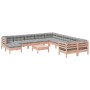 Set de sofás jardín 12 pzas con cojines madera de abeto Douglas de , Conjuntos de jardín - Ref: Foro24-3299656, Precio: 1,00 ...