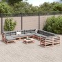 Set de sofás jardín 12 pzas con cojines madera de abeto Douglas de , Conjuntos de jardín - Ref: Foro24-3299656, Precio: 1,00 ...