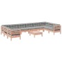 Set de sofás jardín 11 pzas con cojines madera de abeto Douglas de , Conjuntos de jardín - Ref: Foro24-3299649, Precio: 937,7...