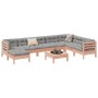 Set de sofás jardín 9 pzas con cojines madera de abeto Douglas de , Conjuntos de jardín - Ref: Foro24-3299590, Precio: 826,02...