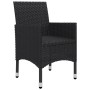 Juego de comedor de jardín 3 piezas con cojines negro de , Conjuntos de jardín - Ref: Foro24-3095890, Precio: 242,34 €, Descu...