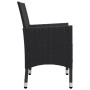Juego de comedor de jardín 3 piezas con cojines negro de , Conjuntos de jardín - Ref: Foro24-3095890, Precio: 242,34 €, Descu...