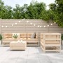Juego de sofás de jardín 6 piezas madera maciza de pino de , Conjuntos de jardín - Ref: Foro24-3250804, Precio: 333,65 €, Des...