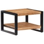 Mesa de centro de madera maciza de acacia 60x60x40 cm en Mesas de centro | Comprar online en Foru.es