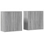 Aparadores 2 uds madera de ingeniería gris Sonoma 79x38x80 cm de , Aparadores - Ref: Foro24-3276607, Precio: 180,73 €, Descue...
