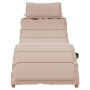 Tumbonas con cojines 2 uds madera maciza de acacia gris taupe de , Tumbonas - Ref: Foro24-3214836, Precio: 391,91 €, Descuent...