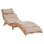 Tumbonas con cojines 2 uds madera maciza de acacia gris taupe de , Tumbonas - Ref: Foro24-3214836, Precio: 391,91 €, Descuent...
