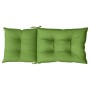 Cojines silla respaldo alto 4 uds tela verde melange 120x50x7cm de , Cojines para sillas y sofás - Ref: Foro24-4002362, Preci...