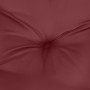Cojines para silla respaldo alto 4 uds tela rojo tinto melange de , Cojines para sillas y sofás - Ref: Foro24-4002374, Precio...