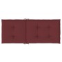Cojines para silla respaldo alto 2 uds tela rojo tinto melange de , Cojines para sillas y sofás - Ref: Foro24-4002439, Precio...