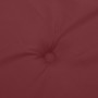 Cojines para silla respaldo alto 2 uds tela rojo tinto melange de , Cojines para sillas y sofás - Ref: Foro24-4002439, Precio...