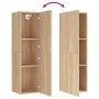 Muebles para TV 2 uds contrachapado color roble 30,5x30x110 cm de , Muebles TV - Ref: Foro24-803369, Precio: 91,27 €, Descuen...