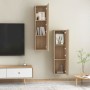 Muebles para TV 2 uds contrachapado color roble 30,5x30x110 cm de , Muebles TV - Ref: Foro24-803369, Precio: 91,27 €, Descuen...