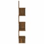 Estantería esquina pared madera roble ahumado 20x20x127,5 cm de , Estantes y estanterías - Ref: Foro24-815210, Precio: 31,12 ...