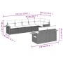 Set de sofás de jardín 8 pzas con cojines ratán sintético negro de , Conjuntos de jardín - Ref: Foro24-3226988, Precio: 670,6...