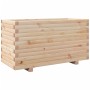 Jardinera madera maciza de pino 90x40x49,5 cm de , Maceteros y jardineras - Ref: Foro24-3282554, Precio: 145,01 €, Descuento: %