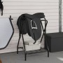 Soporte de montura plegable de pie independiente hierro negro de , Accesorios para sillas de montar - Ref: Foro24-172441, Pre...