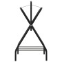 Soporte de montura plegable de pie independiente hierro negro de , Accesorios para sillas de montar - Ref: Foro24-172441, Pre...