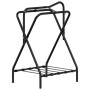 Soporte de montura plegable de pie independiente hierro negro de , Accesorios para sillas de montar - Ref: Foro24-172441, Pre...