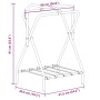 Soporte de montura plegable de pie independiente hierro negro de , Accesorios para sillas de montar - Ref: Foro24-172441, Pre...