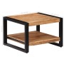 Mesa de centro de madera maciza de acacia 60x60x40 cm en Mesas de centro | Comprar online en Foru.es