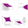 Toldo de vela triangular HDPE naranja 160 g/m² 5x6x6 m de , Sombrillas - Ref: Foro24-311703, Precio: 50,65 €, Descuento: %