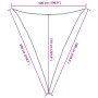 Toldo de vela triangular HDPE naranja 160 g/m² 5x6x6 m de , Sombrillas - Ref: Foro24-311703, Precio: 50,65 €, Descuento: %