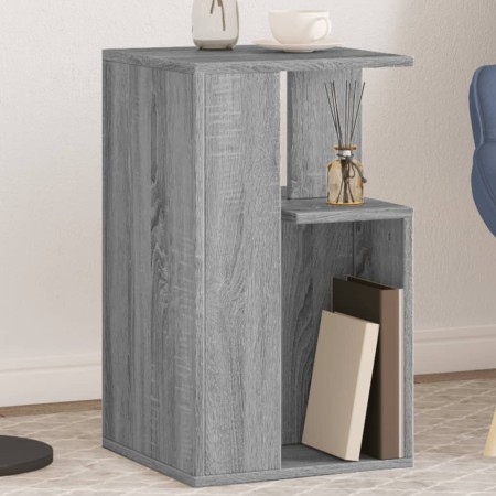 Mesa auxiliar madera de ingeniería gris Sonoma 35x35x60 cm de , Mesas de centro - Ref: Foro24-840742, Precio: 47,65 €, Descue...