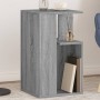 Mesa auxiliar madera de ingeniería gris Sonoma 35x35x60 cm de , Mesas de centro - Ref: Foro24-840742, Precio: 47,65 €, Descue...