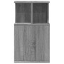 Mesa auxiliar madera de ingeniería gris Sonoma 35x35x60 cm de , Mesas de centro - Ref: Foro24-840742, Precio: 47,65 €, Descue...