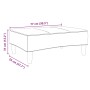 Reposapiés de terciopelo gris claro 77x55x31 cm de , Otomanas - Ref: Foro24-4007375, Precio: 68,23 €, Descuento: %
