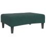 Reposapiés de terciopelo verde oscuro 77x55x31 cm de , Otomanas - Ref: Foro24-4007377, Precio: 67,25 €, Descuento: %