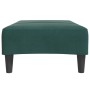 Reposapiés de terciopelo verde oscuro 77x55x31 cm de , Otomanas - Ref: Foro24-4007377, Precio: 67,25 €, Descuento: %